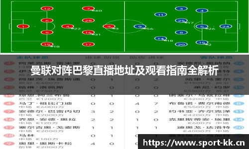 曼联对阵巴黎直播地址及观看指南全解析